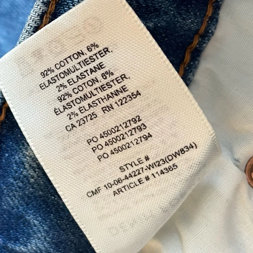 DENIM FORUM The 90s Hi-Rise Stacked Bootcut Jeans. Size 24 - Picture 8 of 11